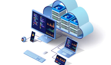 Website Privacy Project cloud cartoon